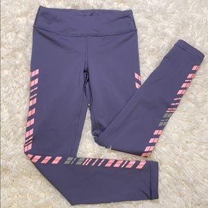 Ivivva/lululemon girl legging blue pink Sz 6